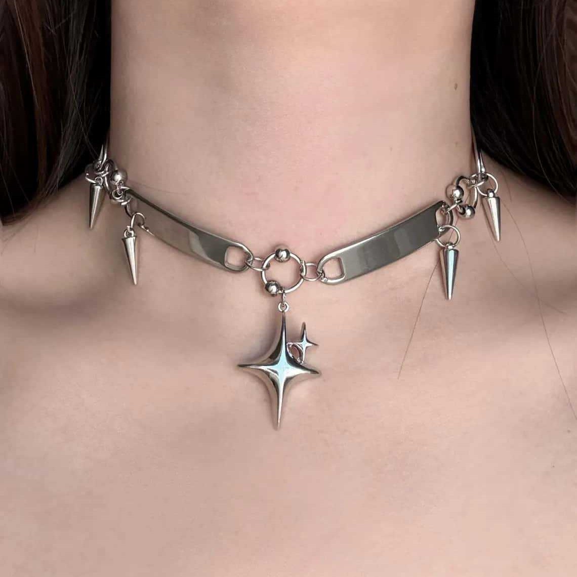 Women'S Accessories Rings - Панк-чокер с заклепками, рок-украшение, аксессуар в