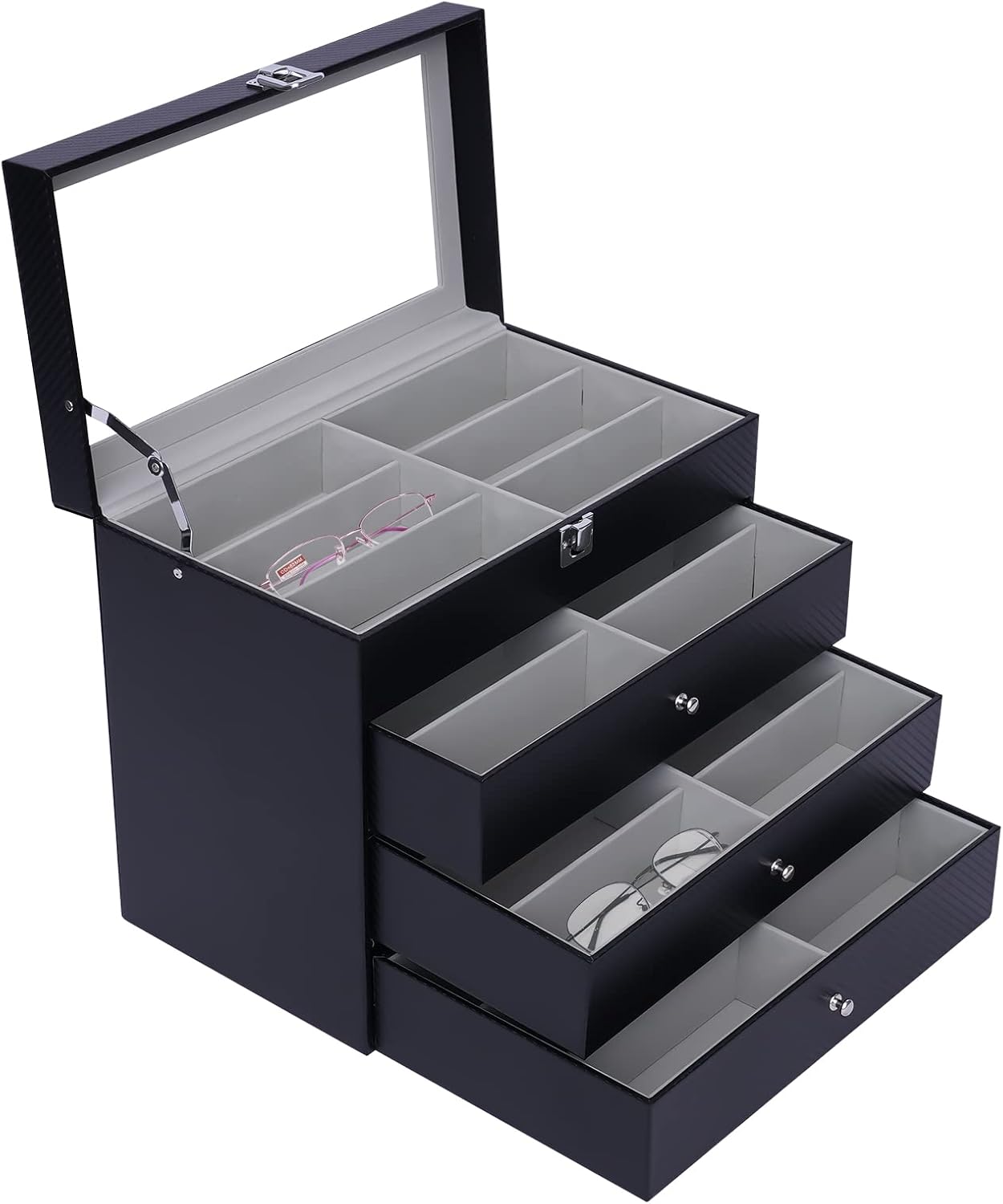 Women Accessories List - 24-слотовый органайзер для солнцезащитных очков, коробка