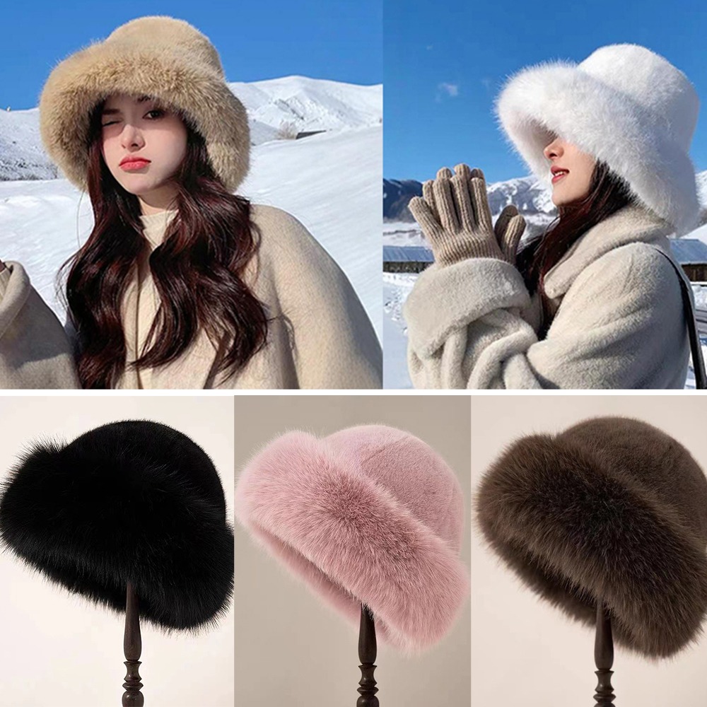 Новая теплая пушистая меховая  – обзор и цена Women'S Winter Accessories Set