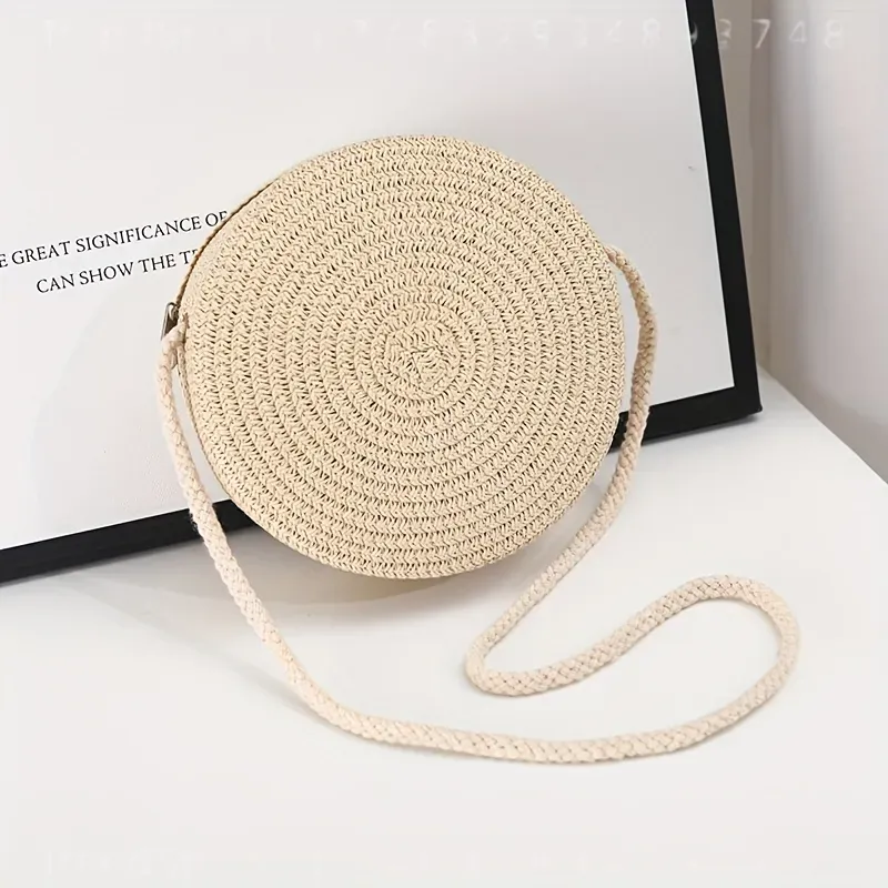 Круглая плетеная сумка-кроссбо – обзор и цена Women Accessories Bag